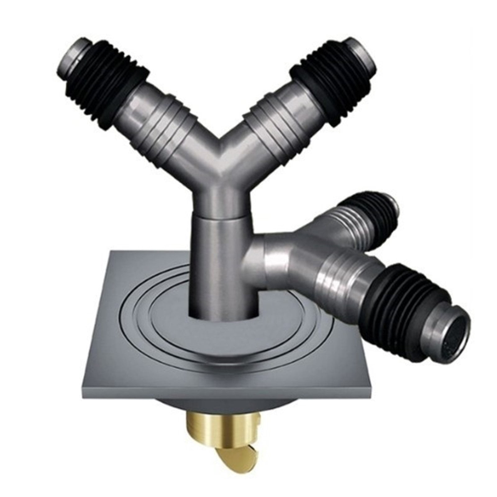 Copper Washing Machine Floor Drain, 3/4/5/6-Way Connector, Bathroom ...