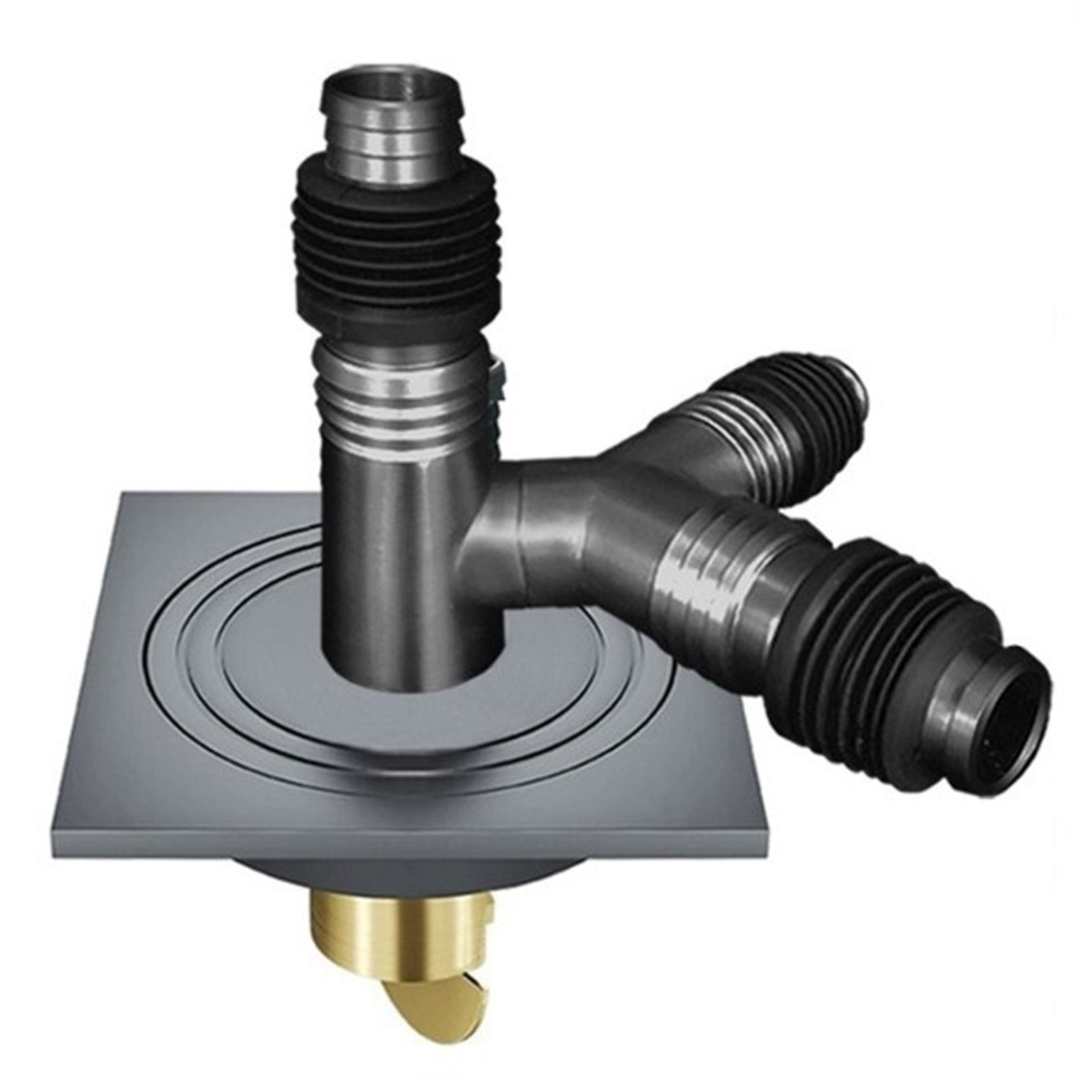 Copper Washing Machine Floor Drain, 3/4/5/6-Way Connector, Bathroom ...