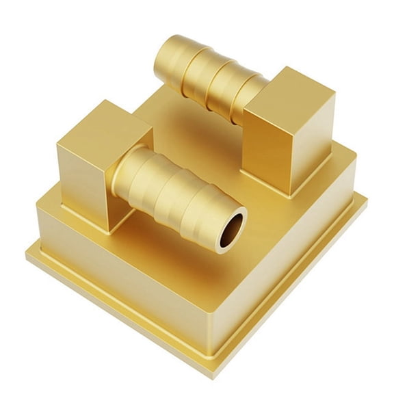 Copper Water Block -ZT4040 CNC Machining Integrated Welding HighPressure Resistance for PC Gaming Cooling Building,B