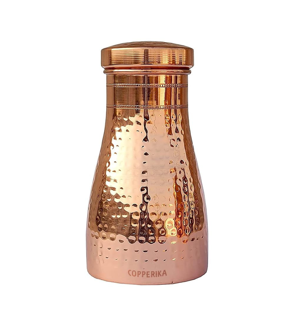 Copper Water Bottle (1 Litre - 1000ml) Original With Ayurvedic & Other Health Benefits | BPA Free | Heavy Quality Build | Non Toxic For Home, Office, Kids & Travel