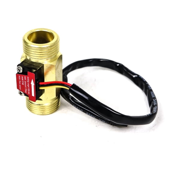 Copper Water Flow Sensor NPN Output Hall High-precision Turbine Flowmeter 6 Points G3/4 50MM 60MM Tube Copper Turbine Flow meter - Accurate Monitoring