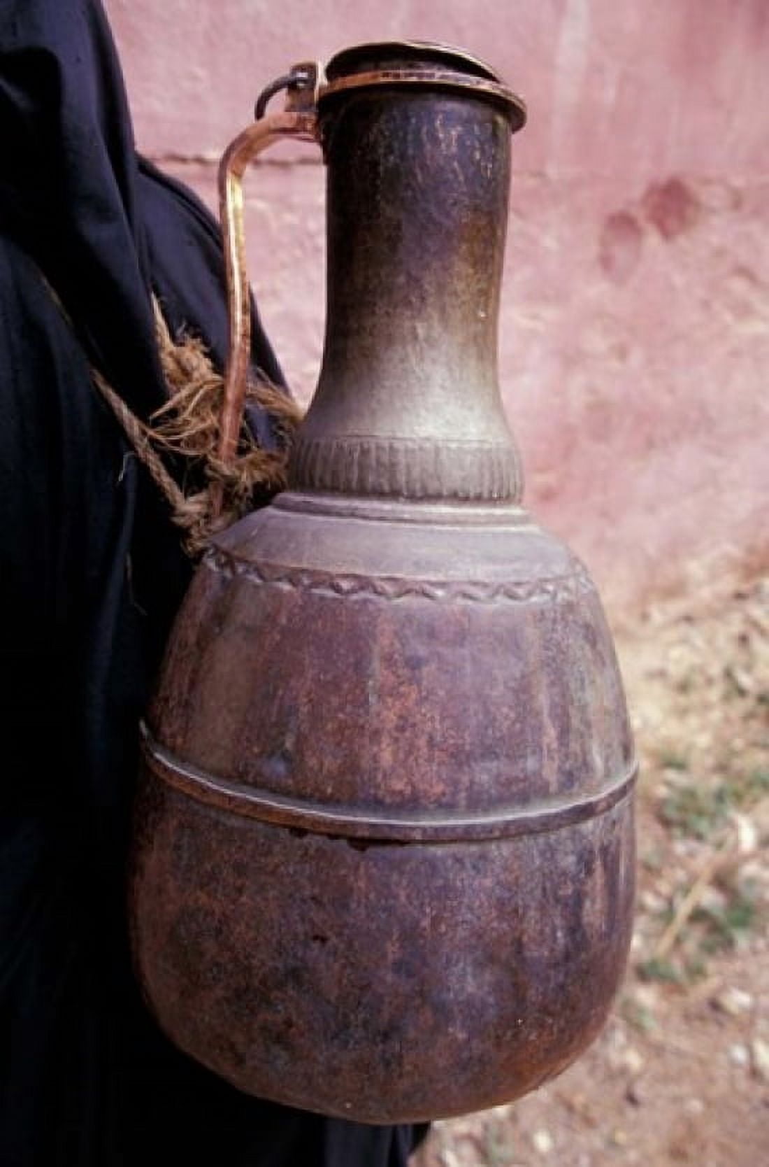 Copper Water Jug is Carried from Well to Homes Morocco Canvas Art - John & Lisa Merrill DanitaDelimont (12 x 17)