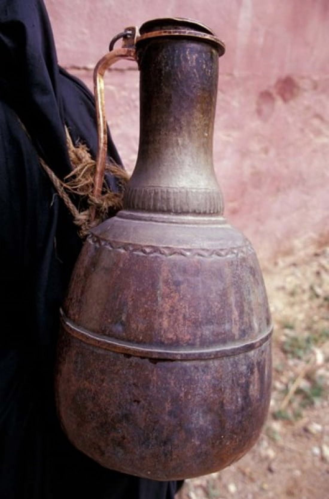 Copper Water Jug is Carried from Well to Homes Morocco Canvas Art - John & Lisa Merrill DanitaDelimont (24 x 36)