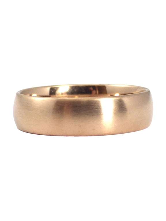 Copper Wedding Band Hypoallergenic Stainless Steel Ring