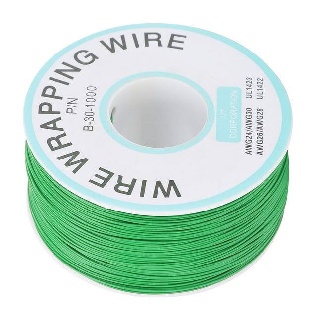 Copper Wire Circuit Board Flying Wire Tinned  Single Core Electronic Connecting LineGreen