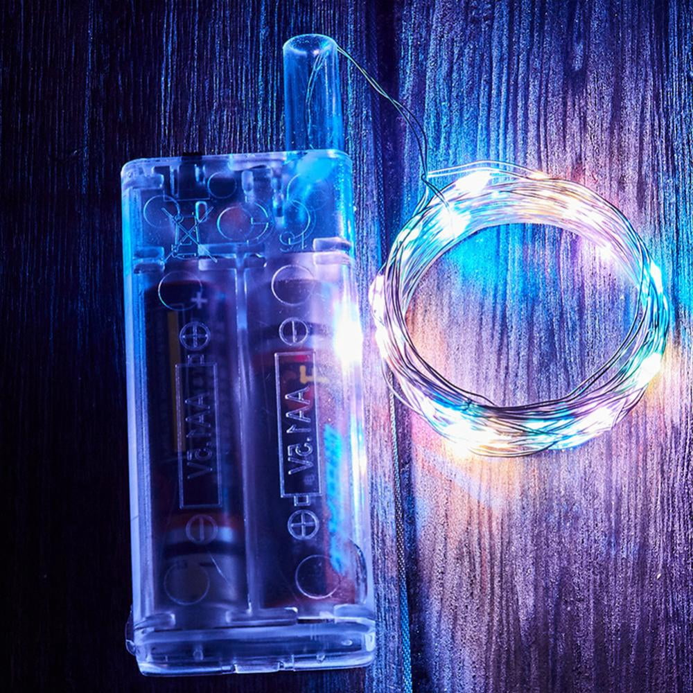 Copper Wire LED String Lights Holiday Lighting Batteryoperated Fairy Garland For Christmas Tree