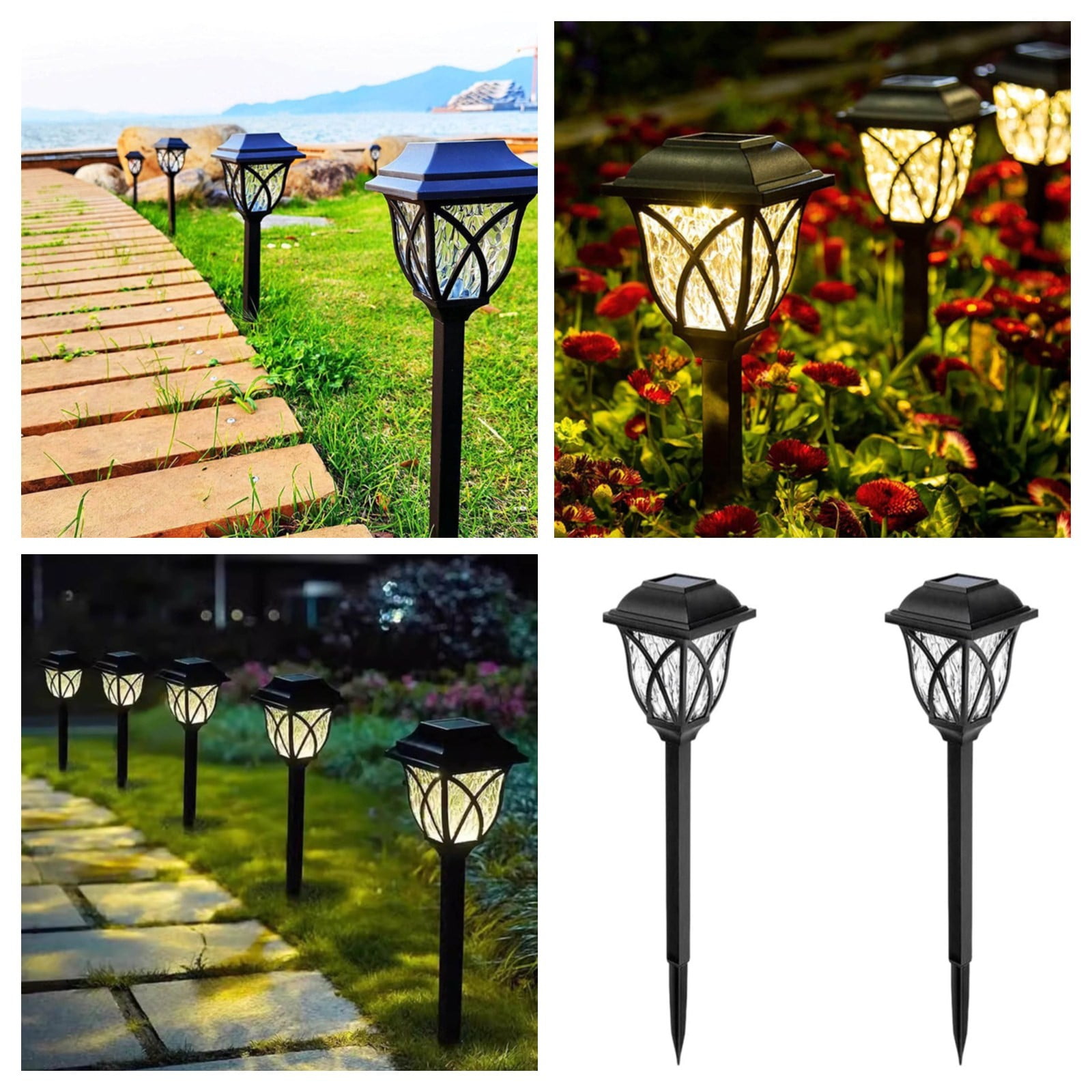 Copper Wire Lights Plug in 10ft Solar Lights Outdoor LED Solar Garden