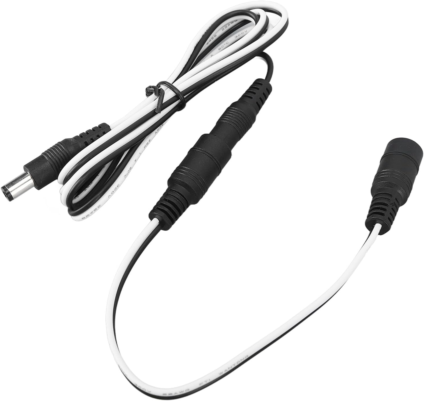 Copper Wire Solar Panel Power Extension Cable, DC Extension for Solar Photovoltaic Panel, LED Lights, Cameras Essential for Home Improvement (1m / 3.3ft)