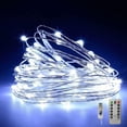 thumbnail image 1 of Copper Wire String Lights USB Powered LED Fairy Lights 8 Modes with Timer Remote Control for Home Bedroom Birthday Party Wedding Christmas Festival Decor (65.6ft 200leds, White), 1 of 11