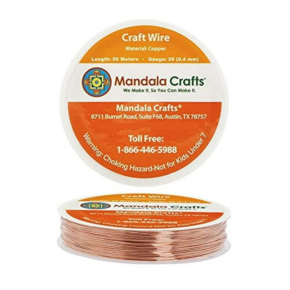 Copper Wire for Jewelry Making - Metal Craft Wire for Crafts