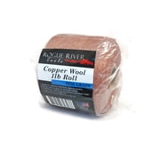 Copper Wool FINE Grade - 1lb Roll - by Rogue River Tools. CHOOSE GRADE! Made in USA, Pure Copper