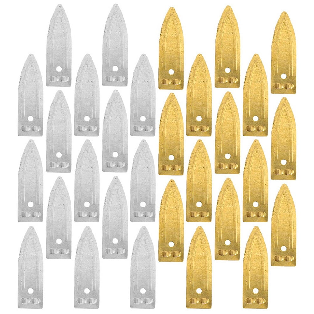 Operitacx 60pcs Copper Zinc Anode Sheet For Fruit Battery Science