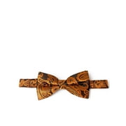 Copper and Black Paisley Bow Tie