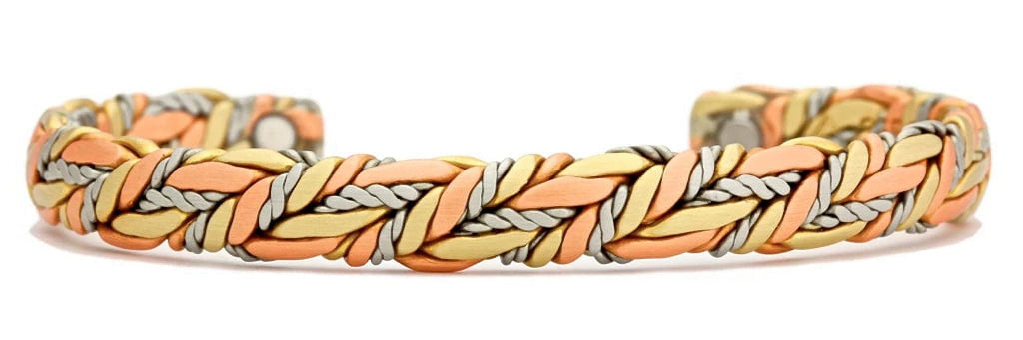 Pure Copper Bracelets for Women Arthritis Pain Relief Adjustable Magnetic  Bracelet Benefits Healing Energy Minimalist Jewelry