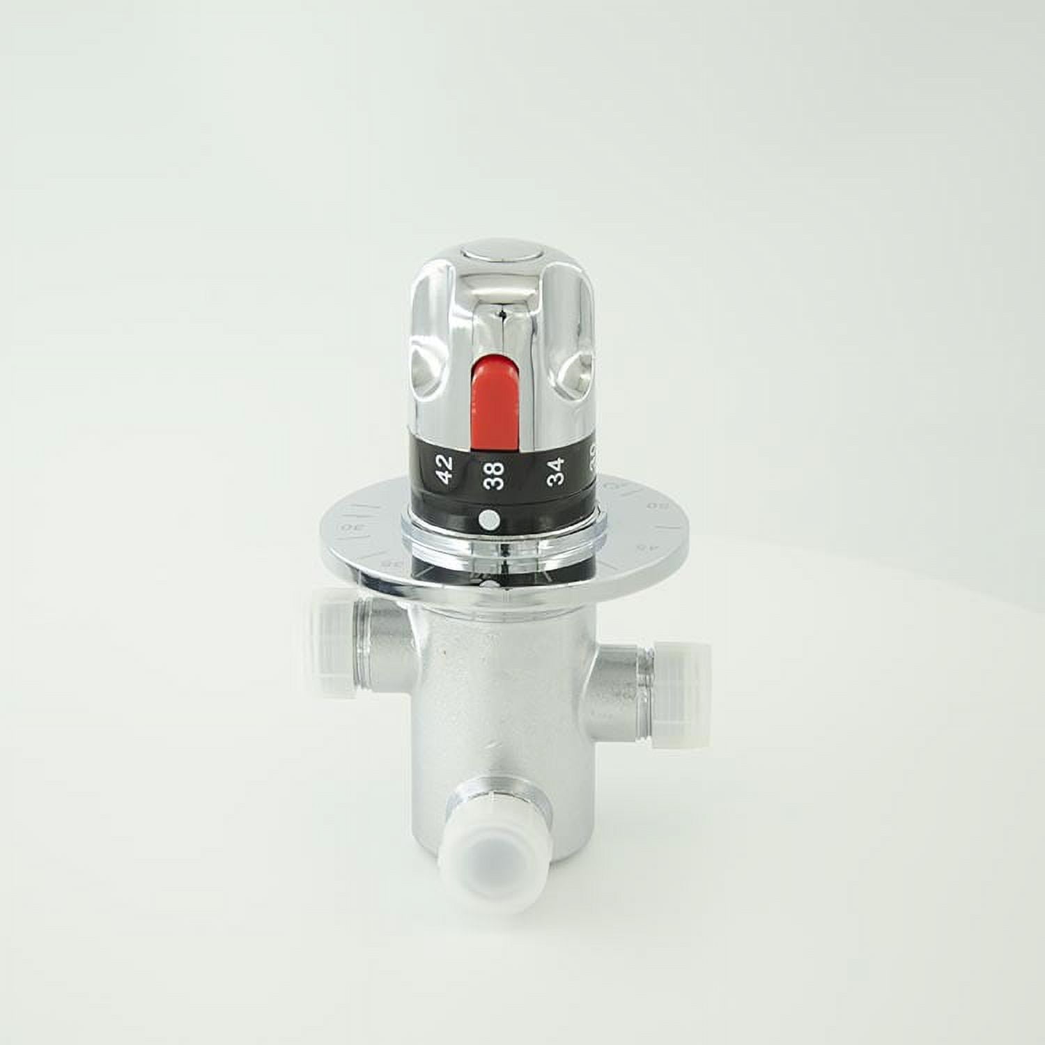Copper main body 4 points concealed thermostatic valve shower bathtub ...