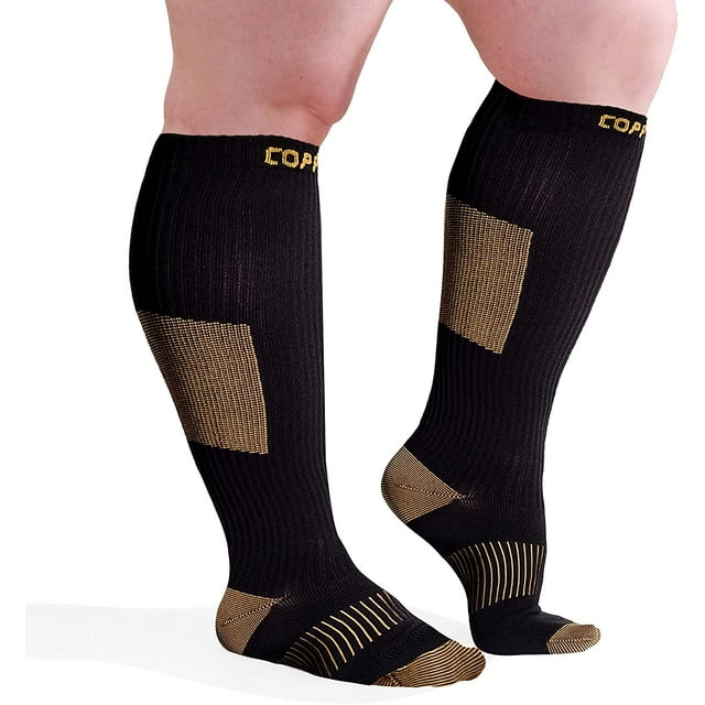 CopperJoint Copper Compression Socks Knee High Socks for Men and