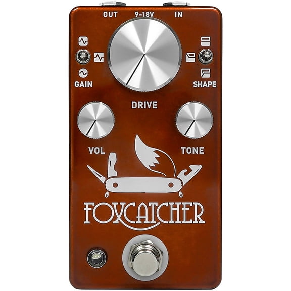 CopperSound Pedals Foxcatcher V2 Multi-Mode Overdrive Effects Pedal Copper