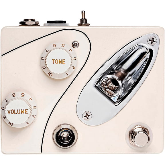 CopperSound Pedals Strategy V2 Preamp Two-Channel Preamp & Overdrive Effects Pedal Olympic White