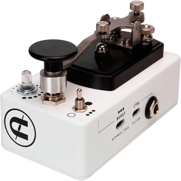 CopperSound Pedals Telegraph V2 Auto Stutter & Killswitch Alpine White