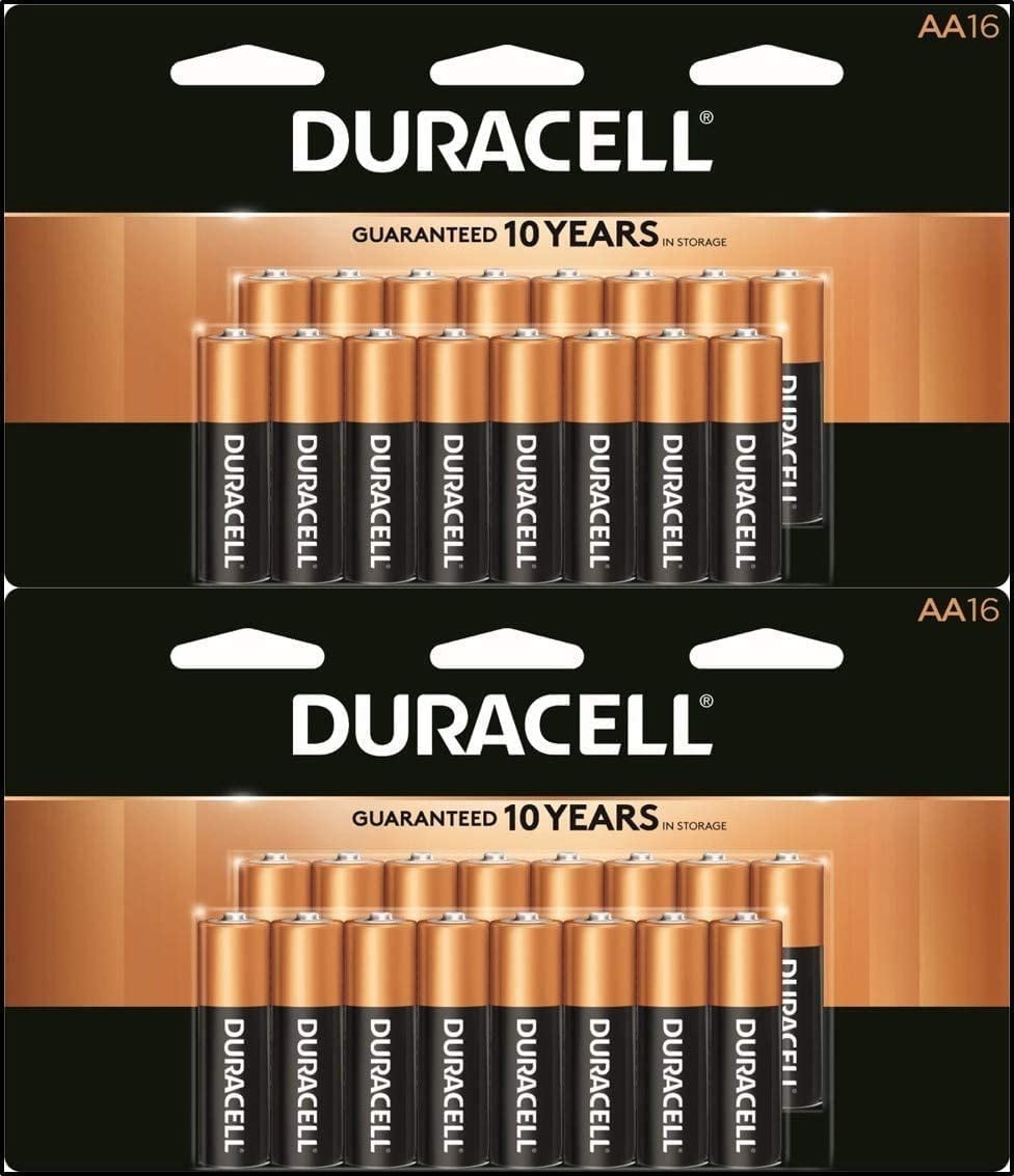 CopperTop AA Alkaline Batteries - Long Lasting, All-Purpose Double A Battery for Household and Business - 16 Count (2 Pack)