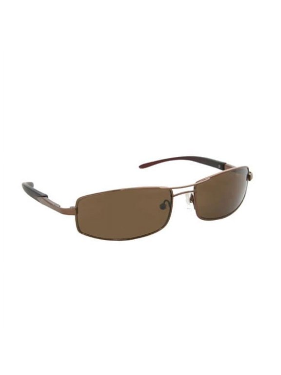 3712GPP BRN/AMBER Archer Polarized Sunglasses - Shiny Brown - Amber Lens