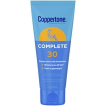 Coppertone Complete Sunscreen Lotion, SPF 30 Sunscreen, 7 Oz