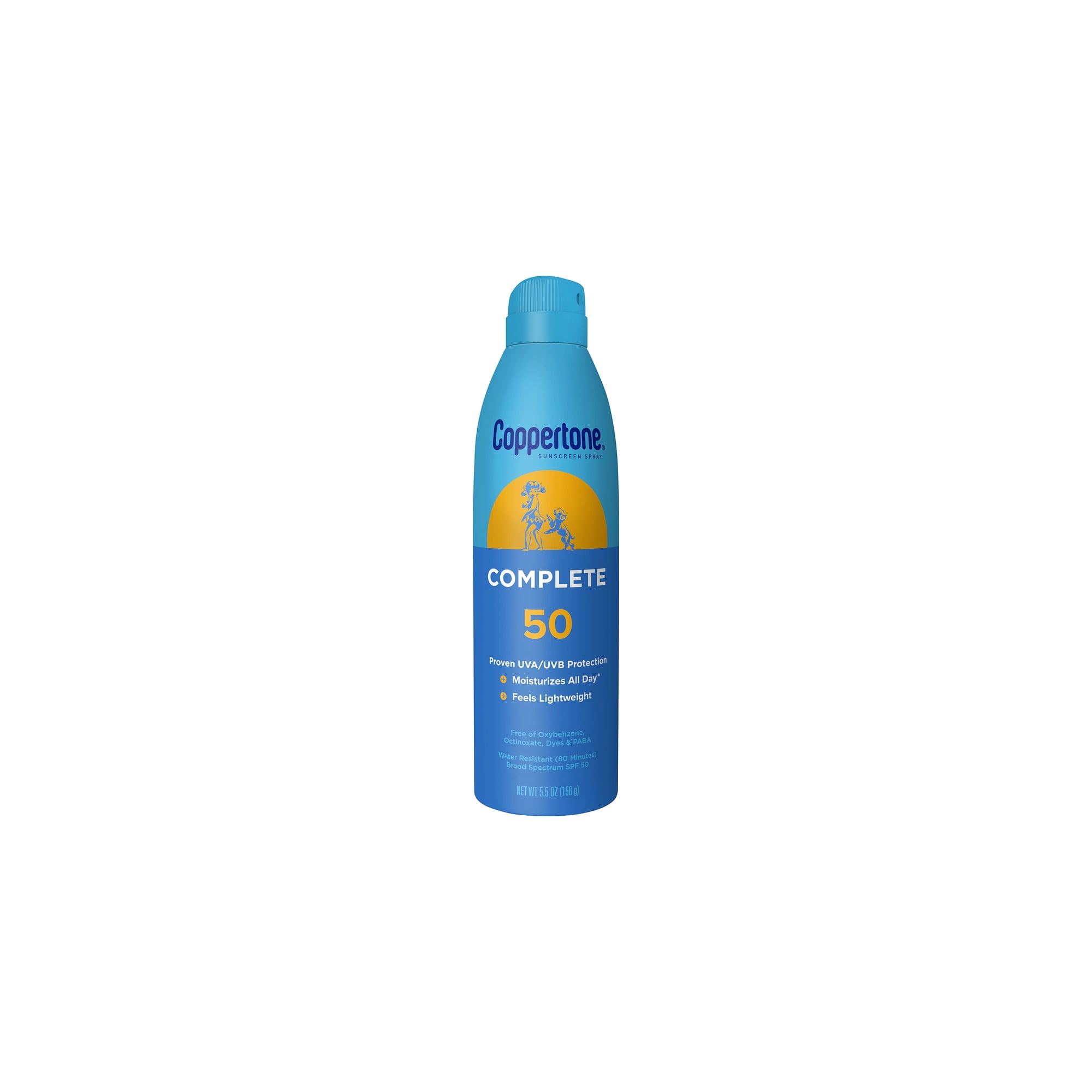 Coppertone Complete Sunscreen Spray SPF 50 5.5 oz (Pack of 3)