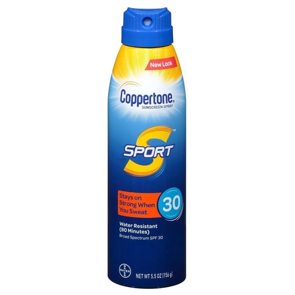 Coppertone SPF#30 Sport 4-In-1 Performance Spray 5.5 Ounce Pack of 2
