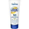 thumbnail image 1 of Coppertone SPORT Sunscreen Lotion SPF 50, Zinc Oxide Mineral Sunscreen, Water Resistant Body Sunscreen SPF 50, 5 Fl Oz Tube, 1 of 3