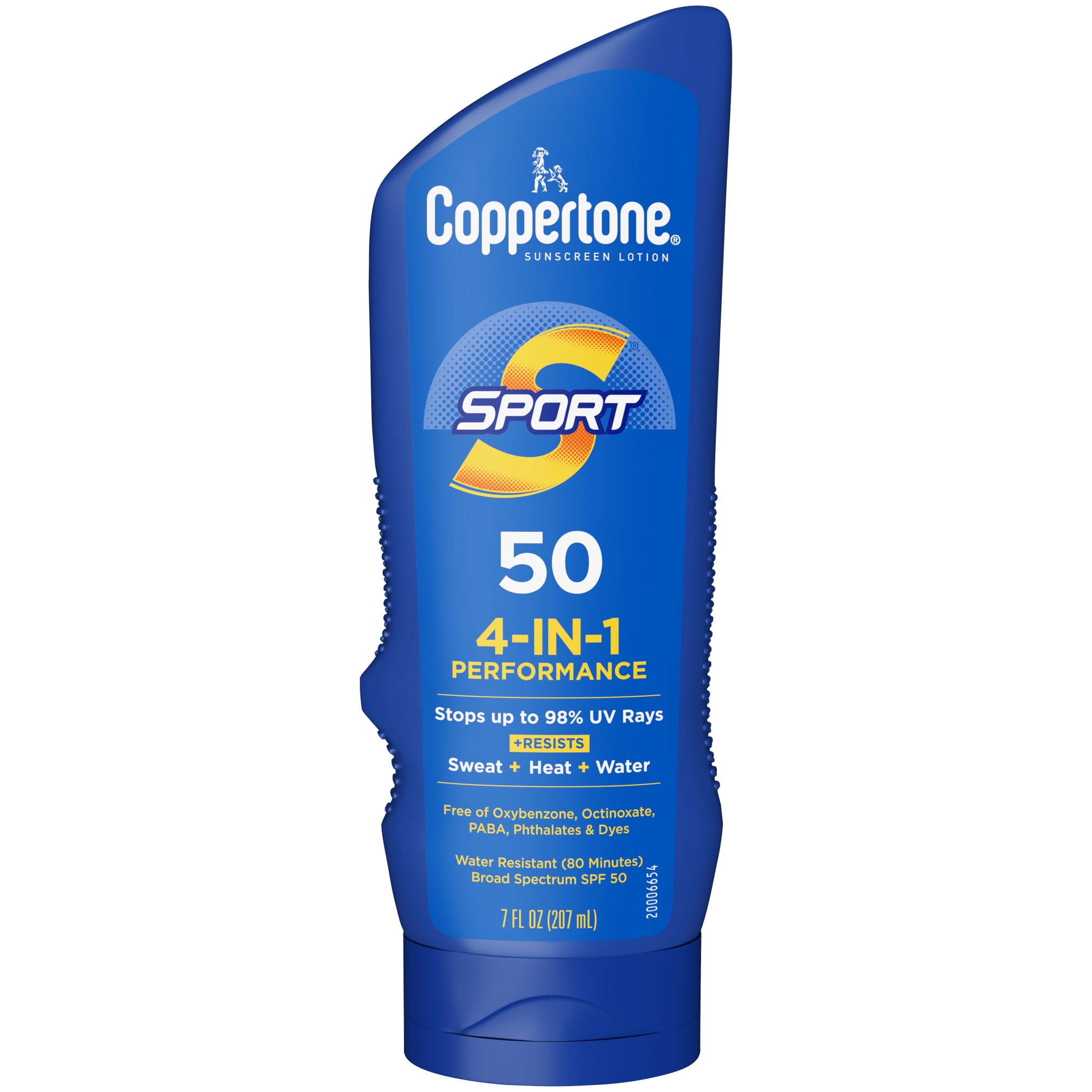Coppertone Sport, 4-IN-1 Performance Sunscreen Lotion, Adult