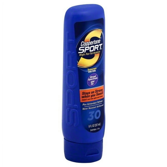 Coppertone  Sport, High Performance Sunscreen, Teen, Adult, SPF 30, 8 oz