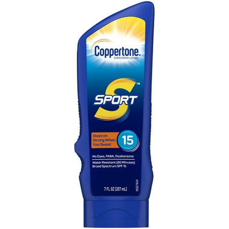 Coppertone Sport Sunscreen Lotion SPF 15, 7 Fl Oz