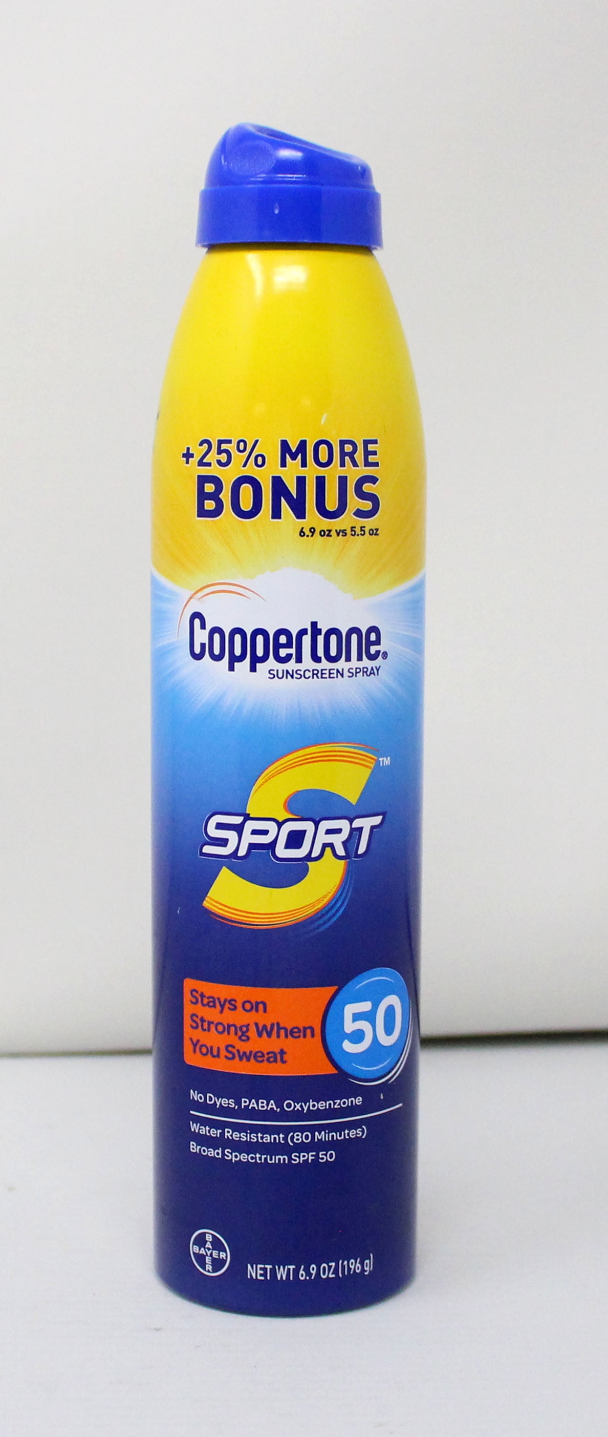 Coppertone Sport Sunscreen Spray SPF 50 6.9 Ounce - Walmart.com