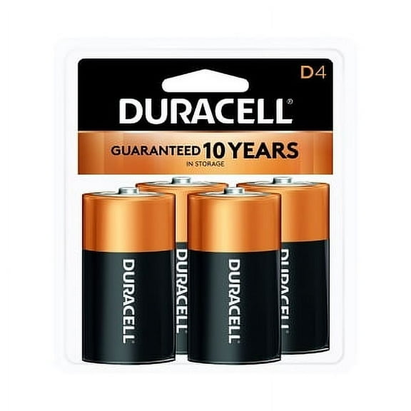 Coppertop Alkaline Battery, D, 1.5 V, 4/Pk | Bundle of 5 Not Available
