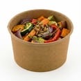 thumbnail image 1 of Coppetta 8 oz Round Kraft Paper To Go Cup - 3 3/4" x 3 3/4" x 2 1/4" - 50 count box, 1 of 6