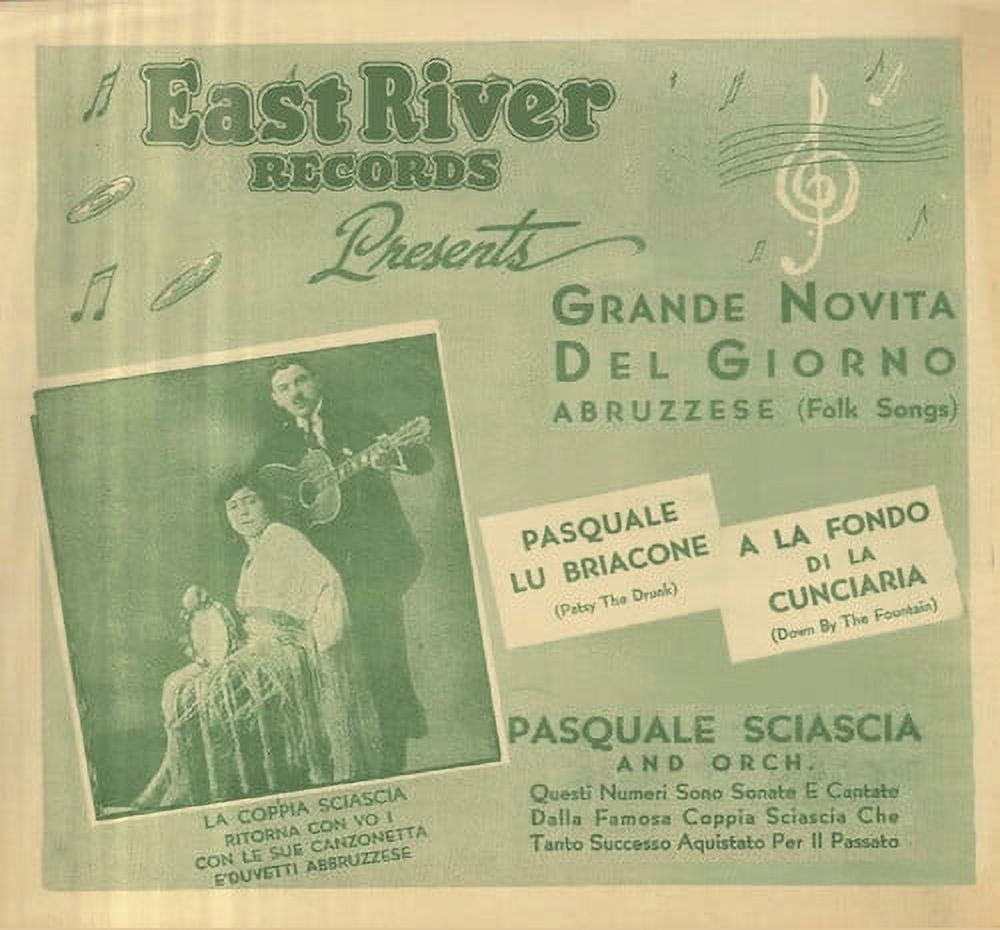 Coppia Sciascia - Italian Folk Songs from Abruzzo 1927-1930 - Music \u0026  Performance - CD, image size:1000x930