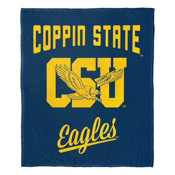 The Northwest 1COL-23600-0347-OOF 50 x 60 in. NCAA Coppin State University Alumni Silk Touch Throw Blanket