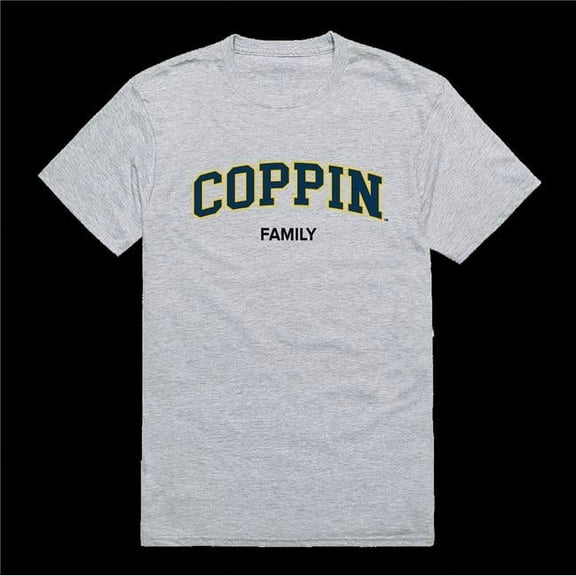 Coppin State University Eagles Family T-Shirt, Heather Grey - Large