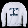 thumbnail image 1 of Coppin State University Eagles Seal Crewneck Sweatshirt, White - Small, 1 of 1
