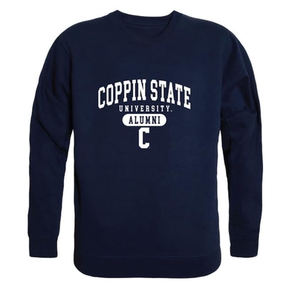 Coppin State University Mens Alumni Fleece T-Shirt, Navy - Small