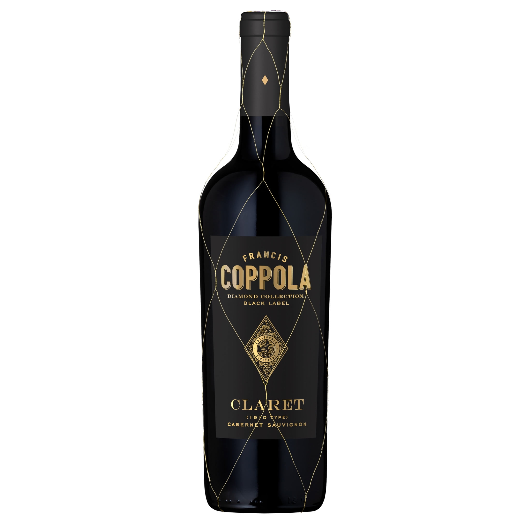 FRANCIS FORD COPPOLA WINERY Francis Coppola Diamond Claret Cabernet Sauvignon Red Wine, California, 750mL Glass Bottle, 14.5% ABV