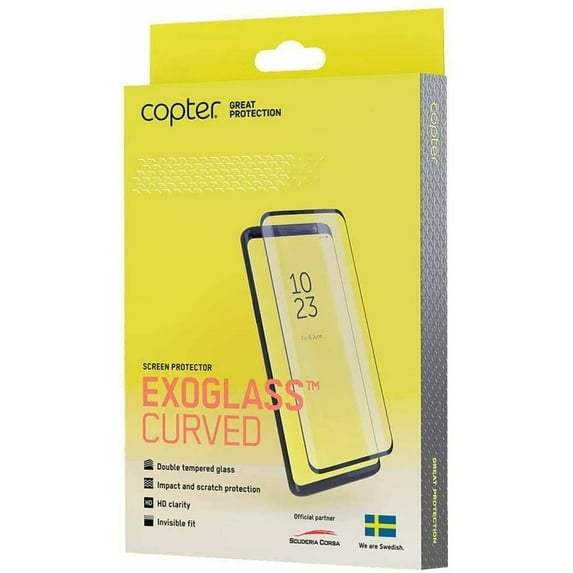 Copter Exoglass Curved Black Screen Protector for iPhone X XS 11 Pro 5.8"