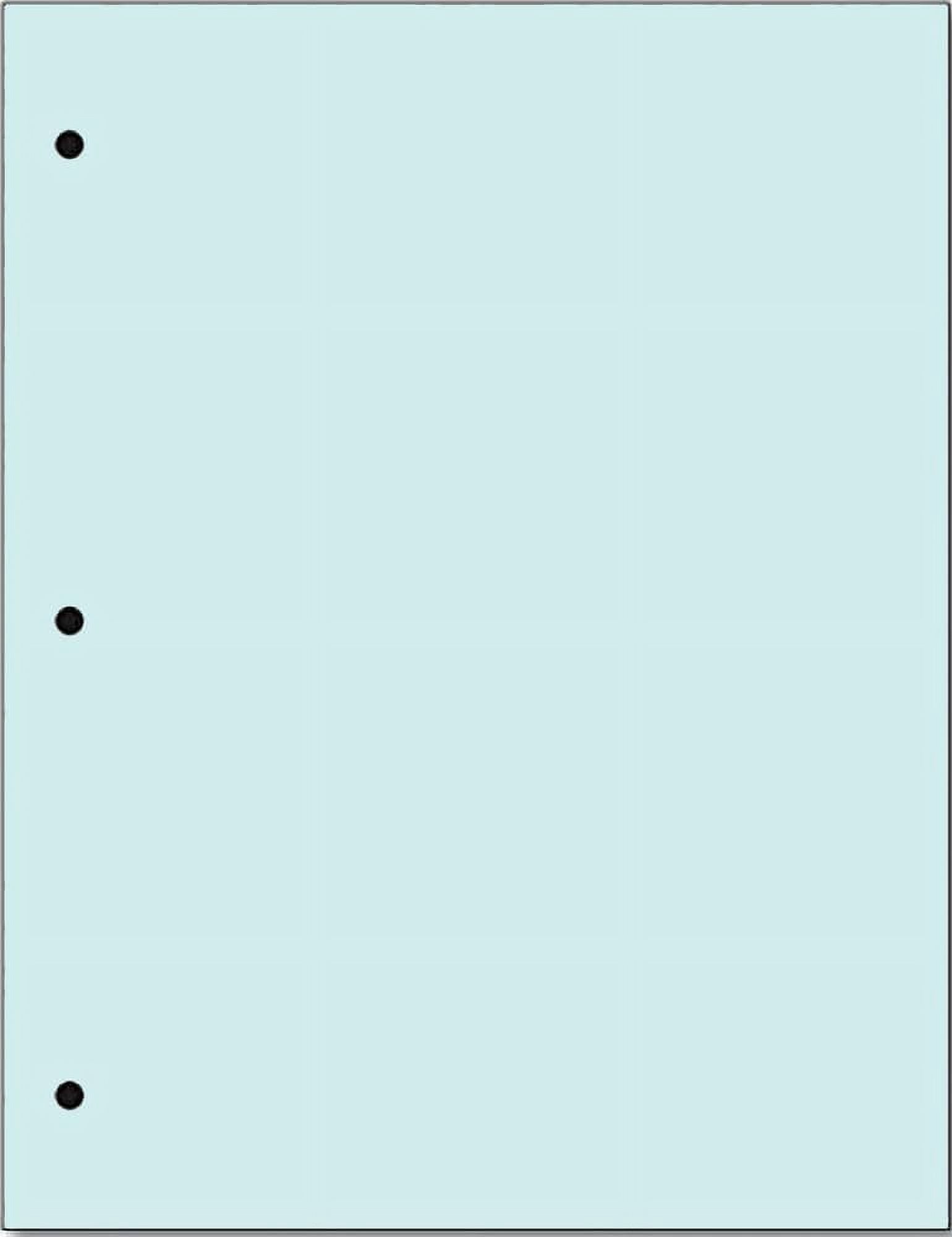 Copy And Printing Color Paper, 20. 3 Hole Punch 500 Sheets Per Ream. (Blue)