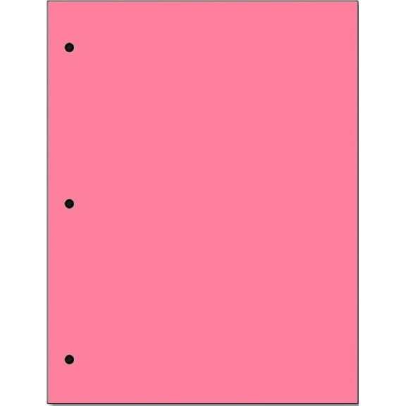 Copy And Printing Color Paper, 20. 3 Hole Punch 500 Sheets Per Ream. (Cherry)