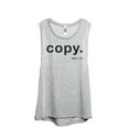 thumbnail image 1 of Copy CTRL C Women's Fashion Sleeveless Muscle Workout Yoga Tank Top Sport Grey X-Large, 1 of 3