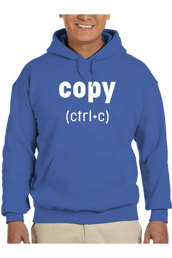 Copy, Ctrl C Hoodie Men -GoatDeals Designs, Male XX-Large