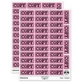 thumbnail image 1 of Copy Double Line Border Document Sticker Set - Light Pink - Matte Finish - 1.5" Small, 1 of 7