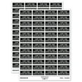 thumbnail image 1 of Copy For Your Records Document Sticker Set - Black - Matte Finish - 1.25" Mini, 1 of 7