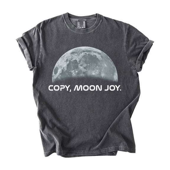 Copy Moon Joy Retro Graphic Tee Astro Space Lover Shirt Galaxy Celestial Gift