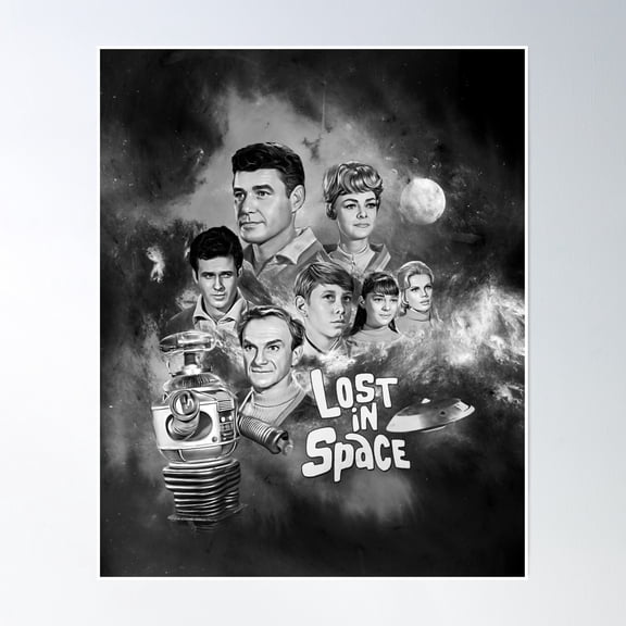 Copy Of Lost In Space 6 Bw Poster Wall Art, Modern Wall Decor, 8x12 UNFRAMED